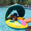 Pontonik dmuchany dziecięcy z daszkiem do wody na plaże do Podgląd zdjęcia produktu 7