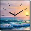 Coloray Uhr auf Leinwand 30x30 cm Wand Uhr Dekoration Produktbild-Vorschau 1