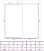 vidaXL Posuvné dvere ESG sklo a hliník matné 102,5x205 cm Náhľad obrázku produktu 5
