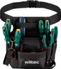 Wiltec Ceinture porte-outils, 24 x 28 cm – Capacité de 15 Voir les images du produit 1