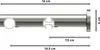 Interdeco Rundrohr-Innenlaufstange / Gardinenstange Produktbild-Vorschau 2
