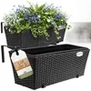 2x Bac à fleurs 11 litres support de montage intérieur Voir les images du produit 1