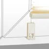 Close-up of a blind mounting bracket and cord. Produktbild-Vorschau