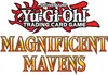 The image displays the Yu-Gi-Oh! Trading Card Game logo and the text 'MAGNIFICENT MAVENS'. Produktbild-Vorschau