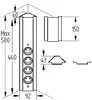 Energie-Ecksäule ST 3072 in EDELSTAHL mit 4 Steckplätzen / Produktbild-Vorschau 1