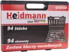 The image shows the closed case of a 94-piece socket wrench set, with the brand name and product details prominently displayed. Anteprima dell’immagine prodotto
