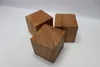 Set di 3 piccoli blocchi in rovere massiccio 8x8x8cm oliato Anteprima dell’immagine prodotto 4