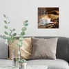 DEQORI Glasbild Echtglas 30x30 cm 'Espresso Eleganz' Produktbild-Vorschau 3