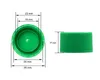10 Plastikflaschen 50 ml mit grünen Deckeln (leer) Produktbild-Vorschau 3
