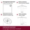 HOOZ® Möbelfüße Chrom 150 mm 4er Set [HÖHENVERSTELLBAR] Produktbild-Vorschau 7