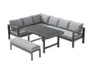 MeXo Gartenlounge Set Aluminium 5-teilig, L-Form Sofa mit Produktbild-Vorschau 15