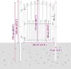 vidaXL Hekpoort met sierpunten, EMMEN, 150 x 100 cm Productafbeelding-voorbeeld 7