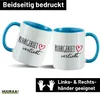 Huuraa Kaffeetasse Ruhrgebiet verliebt 330ml Blau Keramik Produktbild-Vorschau 2