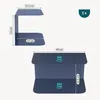 Wandnachttisch 'Notodden' Stahl 40 x 23 x 23 cm Dunkelblau Produktbild-Vorschau 3
