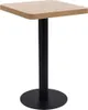 vidaXL Tavolo da bistrot marrone chiaro 50x50 cm MDF Anteprima dell’immagine prodotto 7