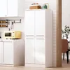Voorraadkast, 76 x 42 x 180 cm, hoge keukenkast met 4 Productafbeelding-voorbeeld 2
