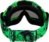 Motocross Brille hellgrün mit klarem Glas : clar Farbe: Produktbild-Vorschau 2