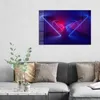 DEQORI Glasbild Echtglas 90x60 cm 'Lichtinstallation' Produktbild-Vorschau 3