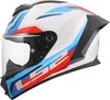 LS2 FF820 Rapid III Hyper Helm, weiß/blau/rot, S  (55/56) Produktbild-Vorschau 1