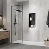 LuxeBath Nástenná nika dvojitá z nehrdzavejúcej ocele, Náhľad obrázku produktu 7