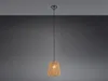 Kleine Boho Pendelleuchte einflammig mit Lampenschirm aus Produktbild-Vorschau 3