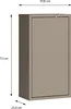 Bad-Hängerschrank 1-türig Taupe Produktbild-Vorschau 5