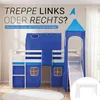 Homestyle4u Hochbett 90x200 mit Rutsche Turm Tunnel Produktbild-Vorschau 4