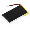A close-up, isolated shot of a small, rectangular battery pack with a black textured surface and a white connector with red and black wires. Náhľad obrázku produktu