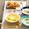 Porcelánový jídelní servis, sada 6 talířů na polévku Náhled obrázku produktu 6