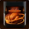 Frytkownica beztłuszczowa Air fryer Berdsen BD-655 czarna Náhľad obrázku produktu 10