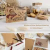 15x Kraftpapier Weihnachtskarten mit Umschlag - Frohe Produktbild-Vorschau 7