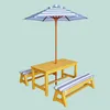 Set di sedute per bambini Relaxdays da esterno, panca da Anteprima dell’immagine prodotto 6
