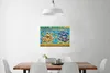 MuchoWow® Poster Dekorierte Wand mit zwei Drachen 90x60 cm Produktbild-Vorschau 2