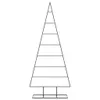 vidaXL Metall-Weihnachtsbaum für Dekorationen Schwarz 150 Produktbild-Vorschau 3