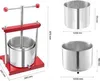 VEVOR Obstweinpresse, Obstmühle, Apfelmühle (6L), Manuelle Produktbild-Vorschau 7