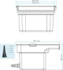 SunSun CWF-400 vodopádový filtr 14000 l/h s šířkou výtoku Náhled obrázku produktu 12