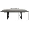 DEGAMO Ausziehtisch REIMS 180/240x100cm, Alu anthrazit + Produktbild-Vorschau 8