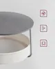 Kulatý konferenční stolek, odkládací stolek s úložným Náhled obrázku produktu 4