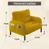 MODFU Relaxační křeslo čalouněná postel s praktickou boční Náhled obrázku produktu 6