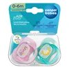 Canpol babies ciuccio in silicone simmetrico NightGlow Rosa Anteprima dell’immagine prodotto 5