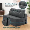 Hommpa Faltbares Schlafsofa 180×130cm Full- Klapp-Sofa Bett Produktbild-Vorschau 9