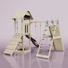 OutdoorToys Spielturm Trondheim aus Holz in Rosa Produktbild-Vorschau 6