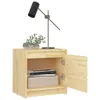 The Living Store Nachttisch 40x30,5x40 cm Massivholz Kiefer Produktbild-Vorschau 3