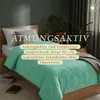 Bettdecke (Türkis) waschbar ohne Bezug nutzbar - 135 x 200 Produktbild-Vorschau 7