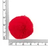 Vintageparts Pompons Polyester in Ziegelrot 30 mm, 10 Stück Produktbild-Vorschau 4