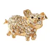 Frauen Strass Intarsien Schwein Brosche Pin Corsage Tasche Produktbild-Vorschau 7