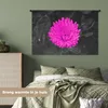 MuchoWow® Wandteppich Wandbehang Blumen - Aquarell - Rosa Produktbild-Vorschau 4