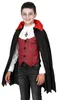Halloween Vampir-Kostüm für Jungen schwarz-weiss-rot - Produktbild-Vorschau 3