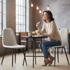 2er Set Samt-Polsterstühle, gesteppt LUMO Beige mit Produktbild-Vorschau 11