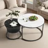 ProximaX table basse set de 2 tables rondes d'appoint au Voir les images du produit 2